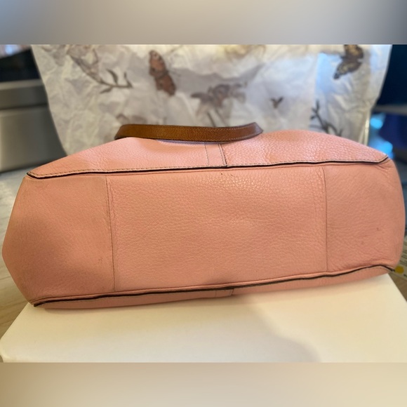 Coach Pink Pebble Purse - Picture 10 of 12